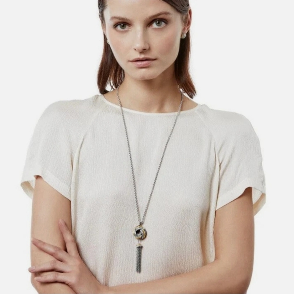 Brighton Tres Twist Tastle Necklace-with dust Bag - Rare